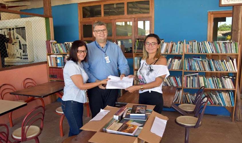 Livros são repassados pelo Programa Boas Contas a unidades prisionais de Rondônia