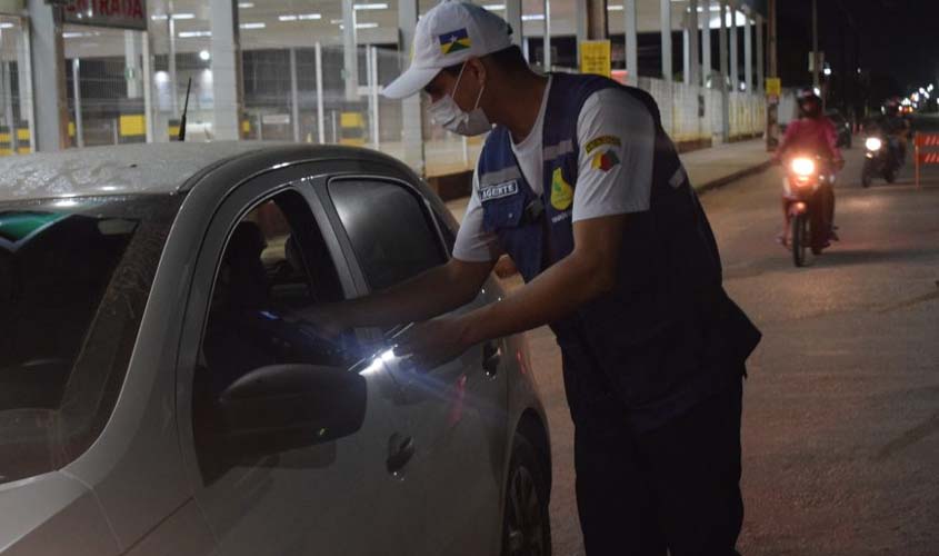 Operação Lei Seca retira motoristas alcoolizados do trânsito de Porto Velho, no final de semana