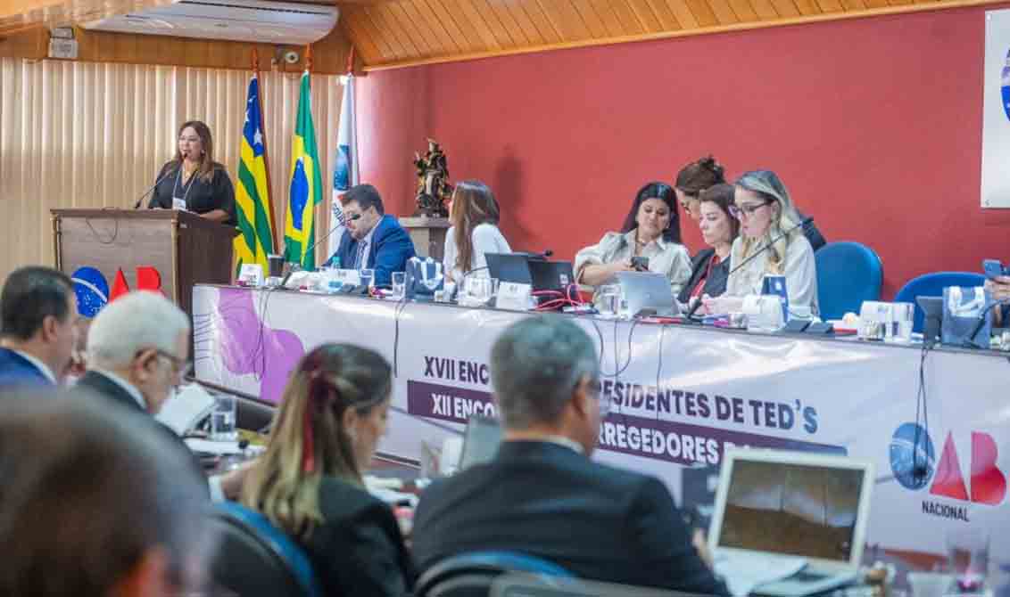 Alessandra Rocha defende alteração do Estatuto da Ordem no Colégio de Presidentes de TED e Corregedores