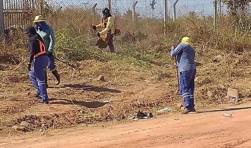 Semusb realiza mutirão de limpeza em Jacy-Paraná
