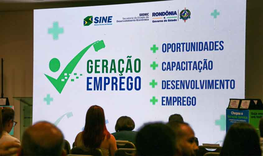 Com 2,3% de desemprego, Rondônia mantém segunda menor taxa do país e impulsiona mercado de trabalho