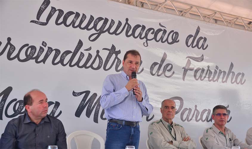 Hildon Chaves participa de inauguração da 1ª agroindústria de farinha de Nova Mutum