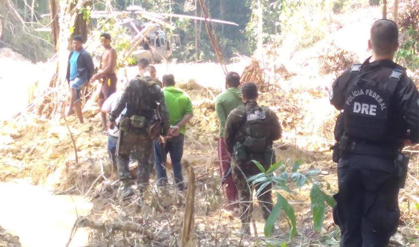 Durante ação conjunta oito indivíduos são presos no Parque Nacional dos Campos Amazônicos