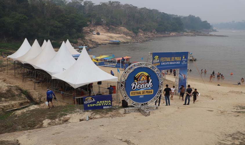 Festival de Praia em Jaci-Paraná terá shows, esporte, lazer e empreendedorismo
