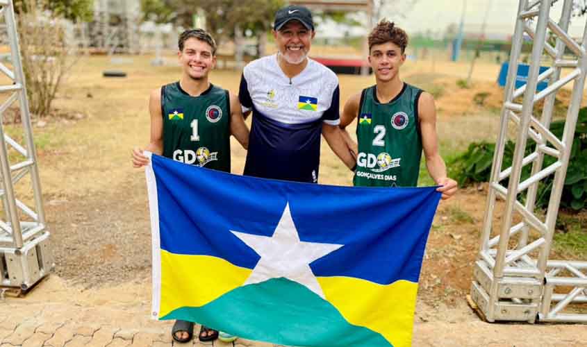 Estudantes de Ji-Paraná conquistam medalha de prata no vôlei de praia nos Jogos da Juventude 2025