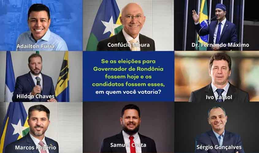 Confira a preferência do eleitorado porto-velhense na corrida pelo Governo do Estado de RO