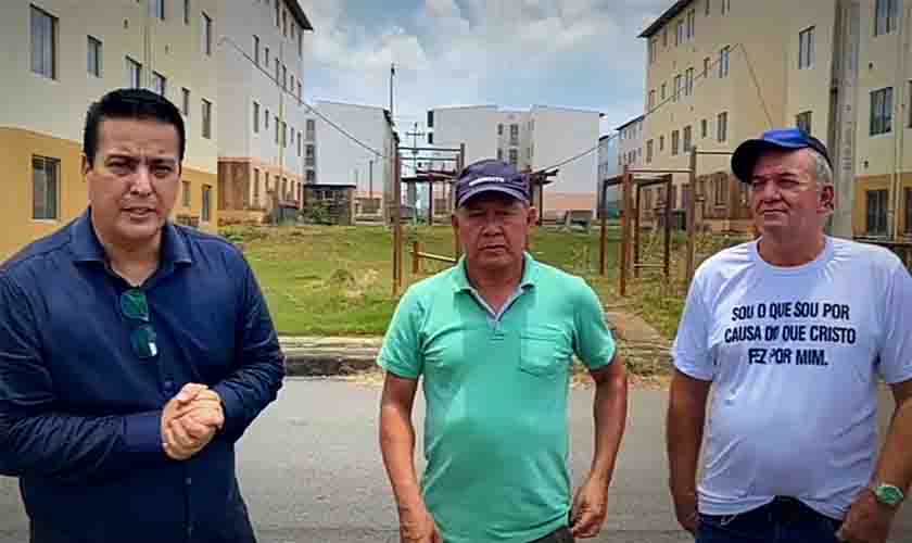 Chrisóstomo Fiscaliza Residencial Morar Melhor II em Ji-Paraná