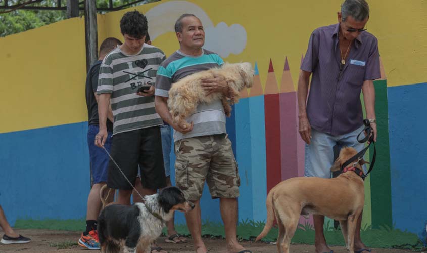 Mais de 36 mil cães e gatos foram imunizados no Dia D de vacinação antirrábica em Porto Velho