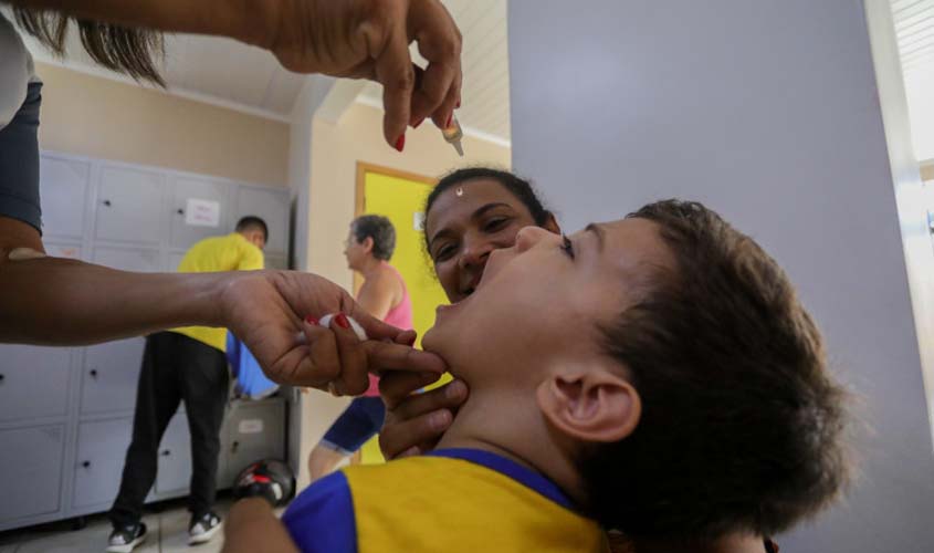 Campanha contra a poliomielite em Porto Velho é encerrada, mas vacinas continuam disponíveis