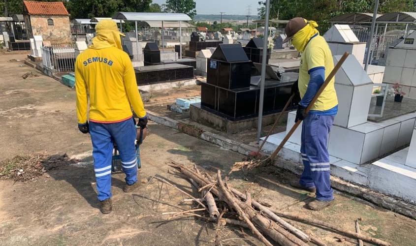 Cemitério Santo Antônio recebe mutirão de limpeza