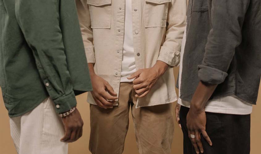 Guia de tecidos para moda masculina