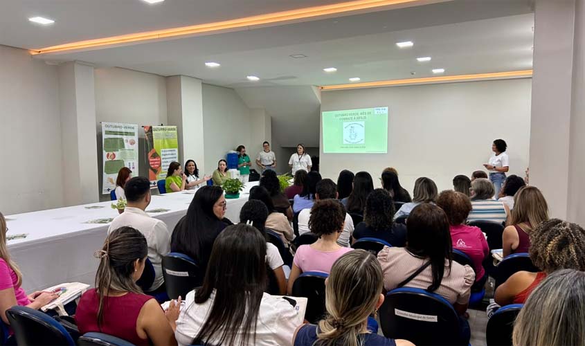Capacitação reforça combate à sífilis e diagnóstico precoce