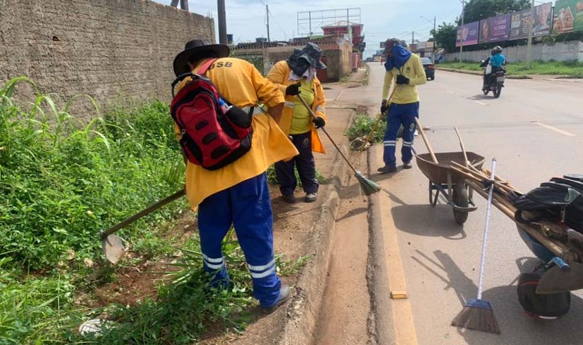 Prefeitura de Porto Velho intensifica trabalhos de limpeza e melhorias urbanas