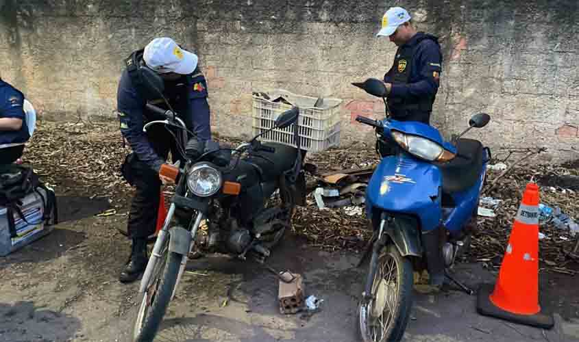 Operação 'Duas Rodas, Uma Só Vida' apreende e recupera motocicletas em Porto Velho