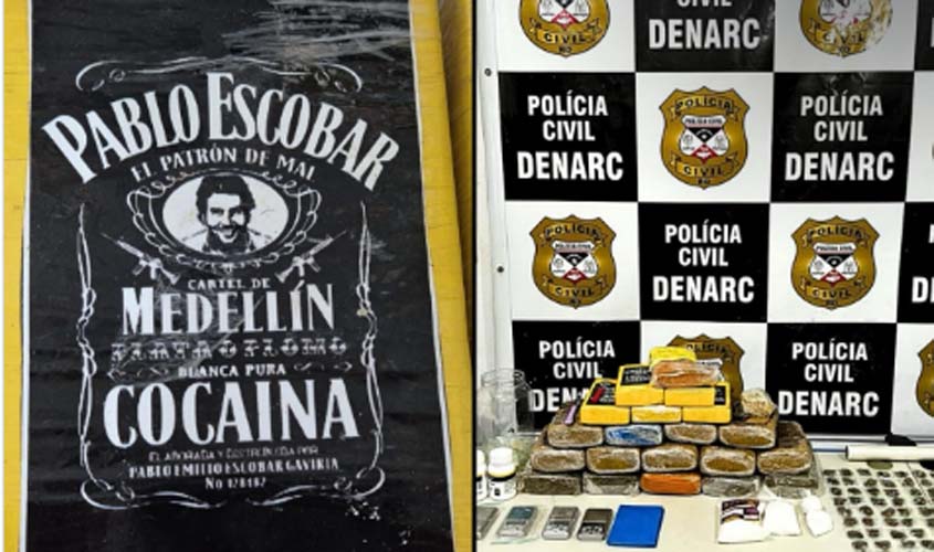 Polícia Civil apreende drogas em operação em Porto Velho