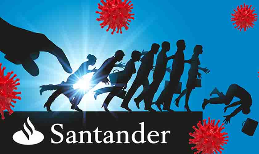 Mesmo com vários trabalhadores infectados, Santander insiste em abrir agências neste sábado, 22