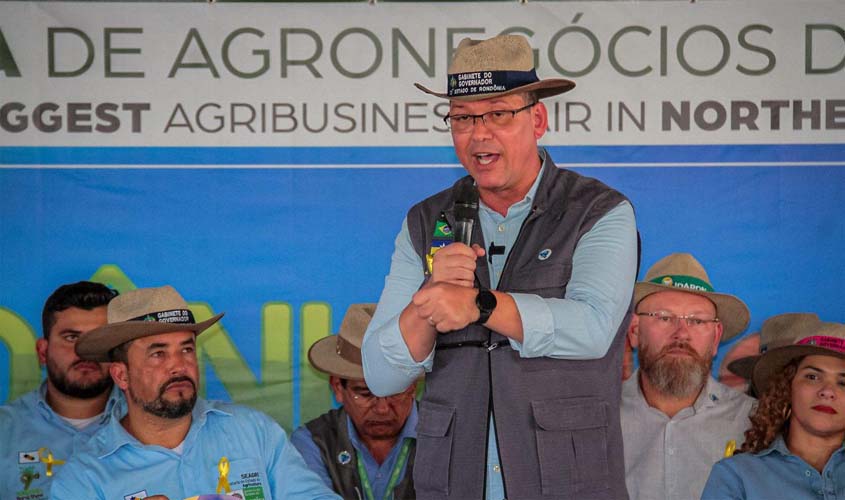 Rondônia Rural Show impulsiona economia e agronegócio e governador Marcos Rocha traz a 10ª edição com o tema 'Tecnologias Sustentáveis'