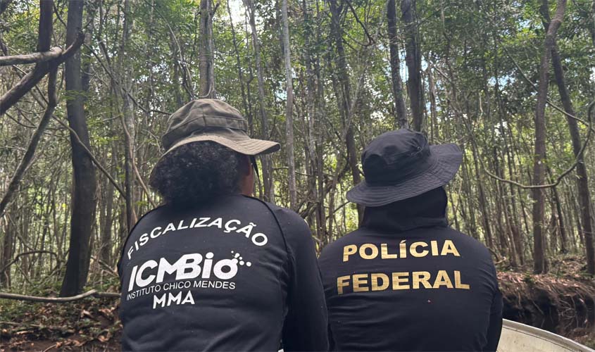 PF realiza operação no Parque Nacional Serra da Cutia em Rondônia
