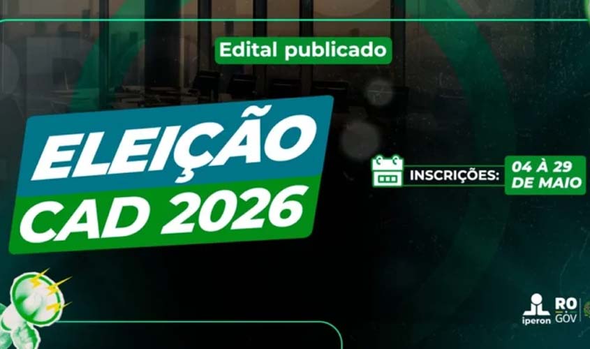 Inscrições para eleição do Iperon encerram dia 29