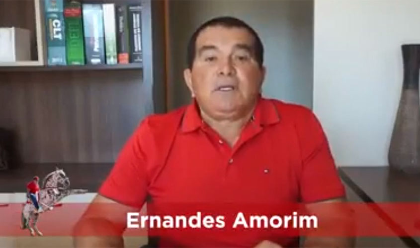 Amorim fala de seu posicionamento sobre abertura do comércio de Ariquemes