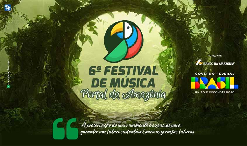 Começa hoje 6° Festival de Música Portal da Amazônia 