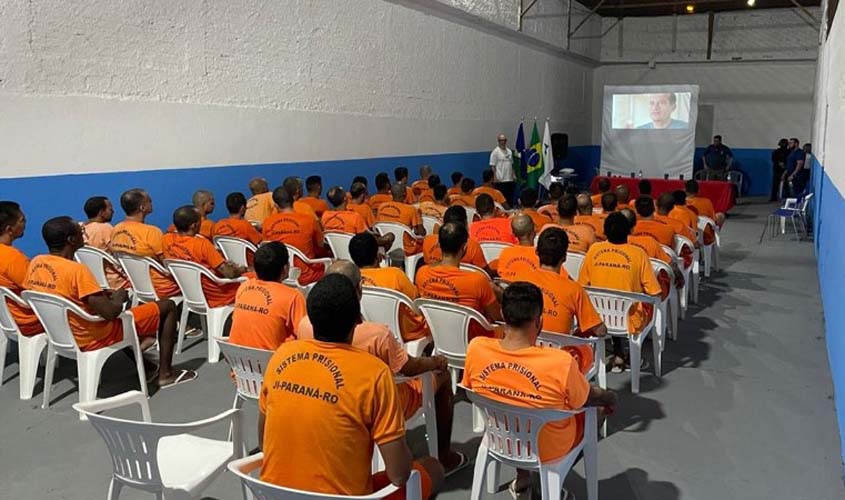 MPRO leva Projeto 'O Silêncio dos Homens' ao sistema penitenciário em Porto Velho e Ji-Paraná