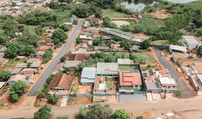 Prefeitura conclui pavimentação das ruas Sergipe e Mamoré
