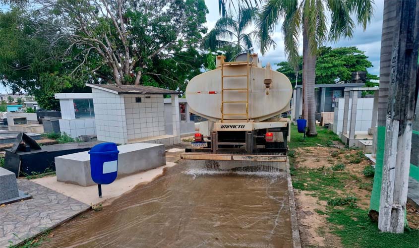 Prefeitura de Ji-Paraná revitaliza Cemitério da Saudade