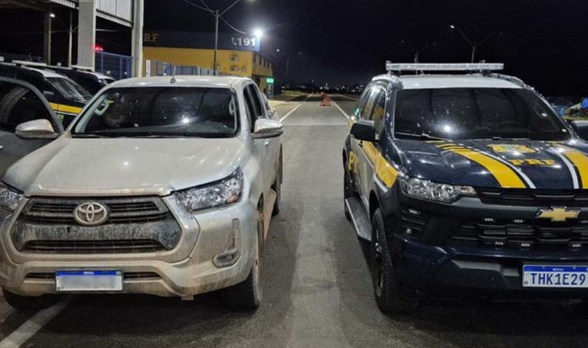 PRF-RO recupera veículo roubado em Ariquemes