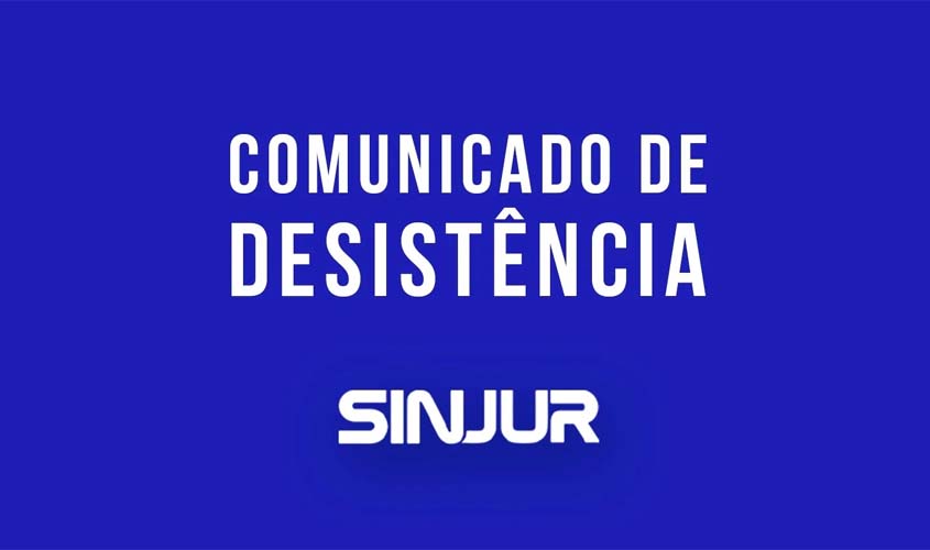 Candidato desiste da Comissão Eleitoral 2027/2029