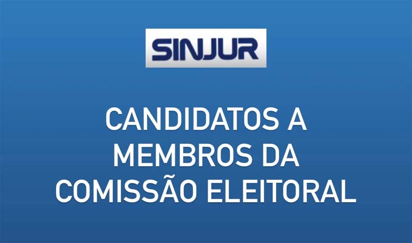 Sinjur publica candidatos à Comissão Eleitoral e convoca assembleia em 23 de outubro