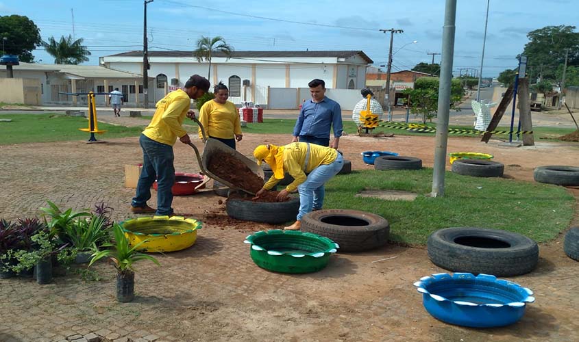 Parque São Pedro ganha academia de saúde e jardinagem
