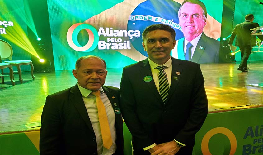 Deputado Federal Coronel Chrisóstomo participa da 1a convenção do partido Aliança pelo Brasil