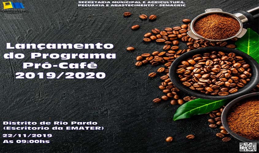 Semagric lança Programa Pró-Café 2019/2020 nesta sexta, em Rio Pardo