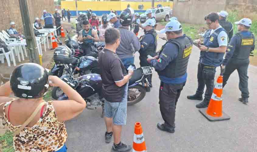 Ação 'Duas Rodas, Uma Só Vida' recupera motocicleta clonada em Porto Velho