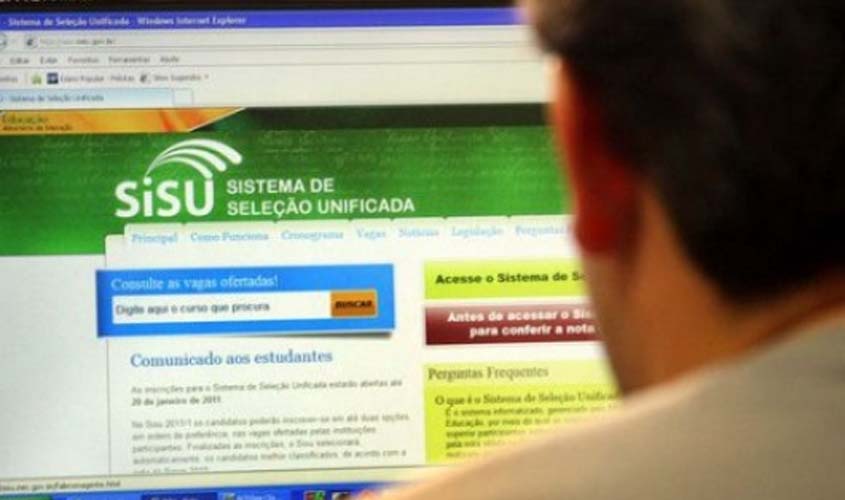 Inscrições para o Sisu começam amanhã