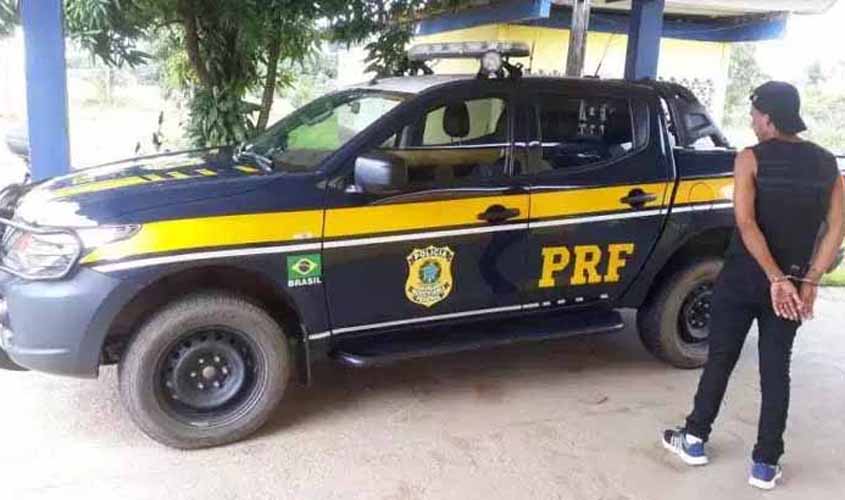 Foragido da Justiça do Acre é preso pela PRF em Porto Velho