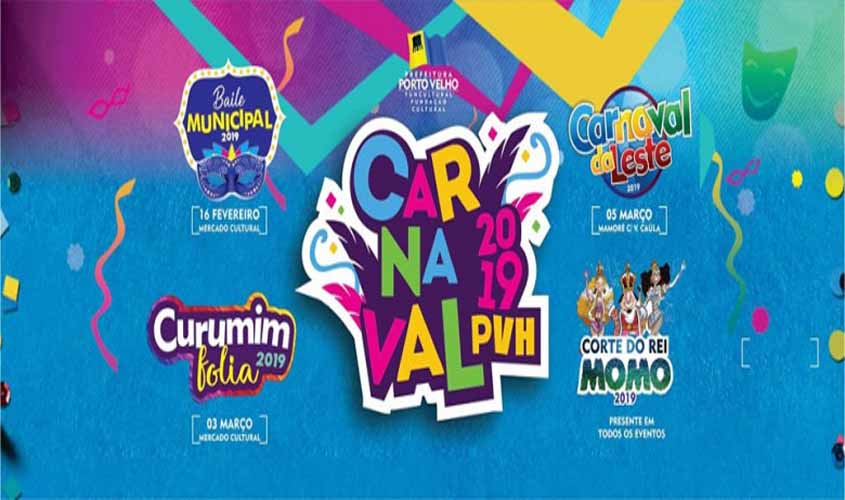 Programação de carnaval começa com 3 blocos em Porto Velho