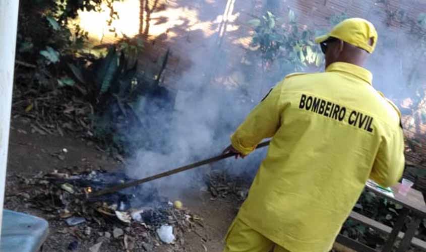 Prefeitura realiza ações de combate a focos de incêndio em Porto Velho