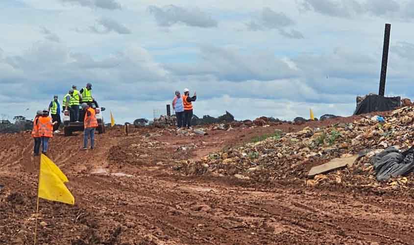 Prefeitura de Porto Velho realiza vistoria técnica em aterro sanitário