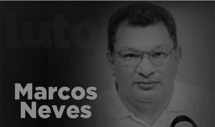 Nota de falecimento de Marcos Neves