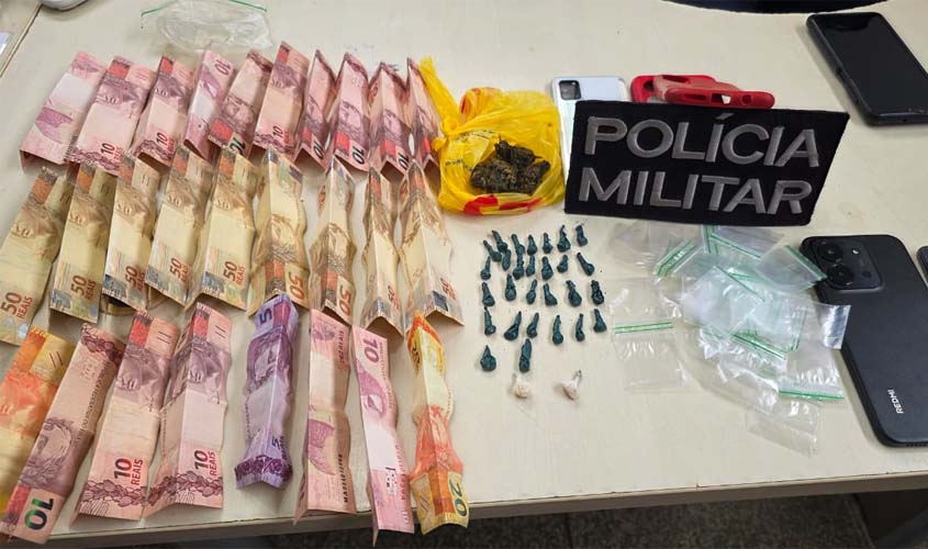 PM realiza prisão por tráfico de drogas no JK