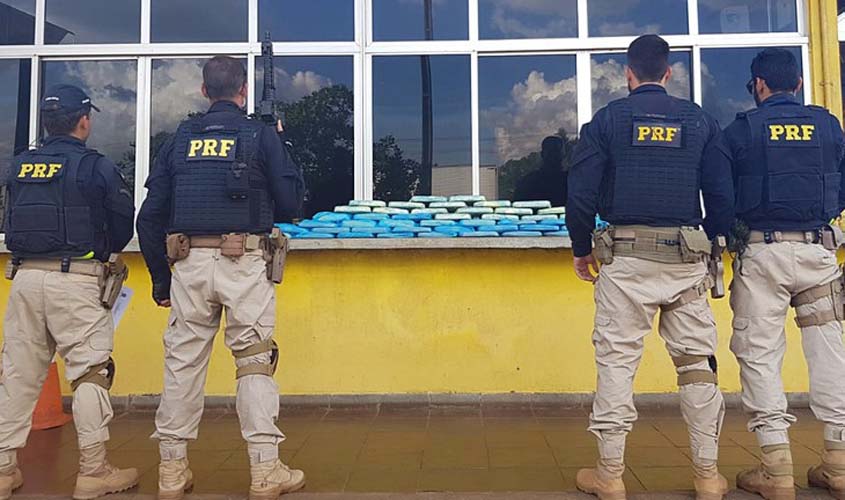 Em Porto Velho/RO, PRF apreende quase 50 KG de Cocaína