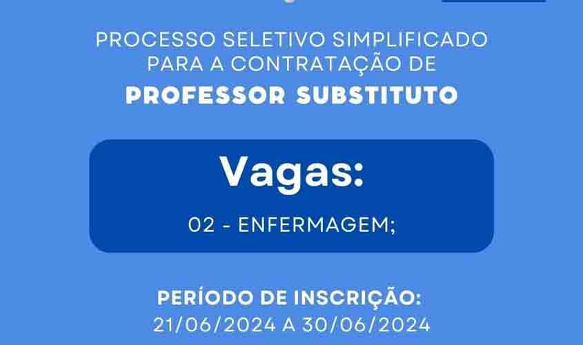 Campus abre inscrições para seleção de professores substitutos na área de Enfermagem