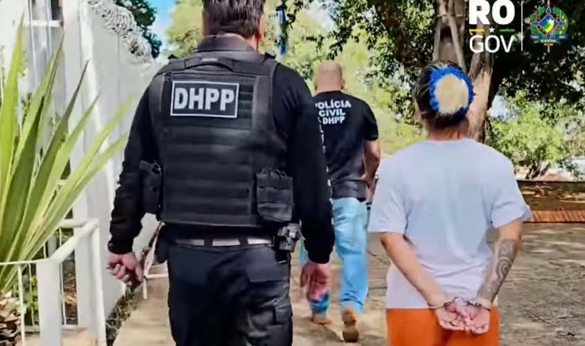 PC apresenta suspeitos de crime em Porto Velho