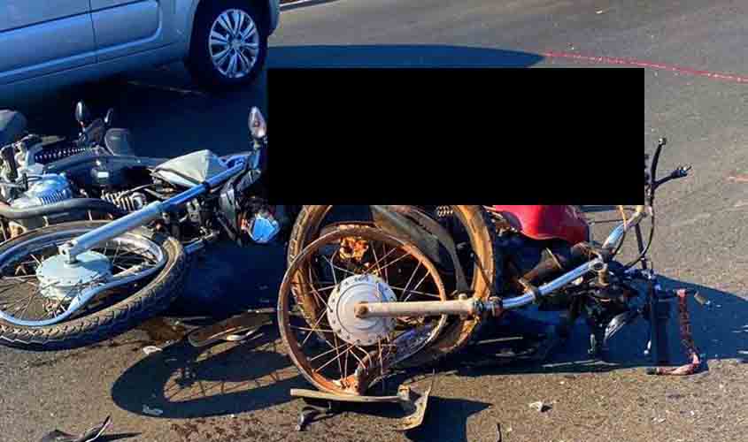 Motociclistas morrem após colisão frontal na ponte sobre o Rio Jaci-Paraná