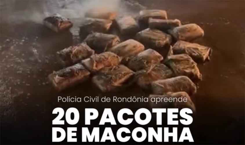 POLÍCIA CIVIL APREENDE 20 PACOTES DE MACONHA ESCONDIDOS EM TAMBOR DE GRAXA AUTOMOTIVA