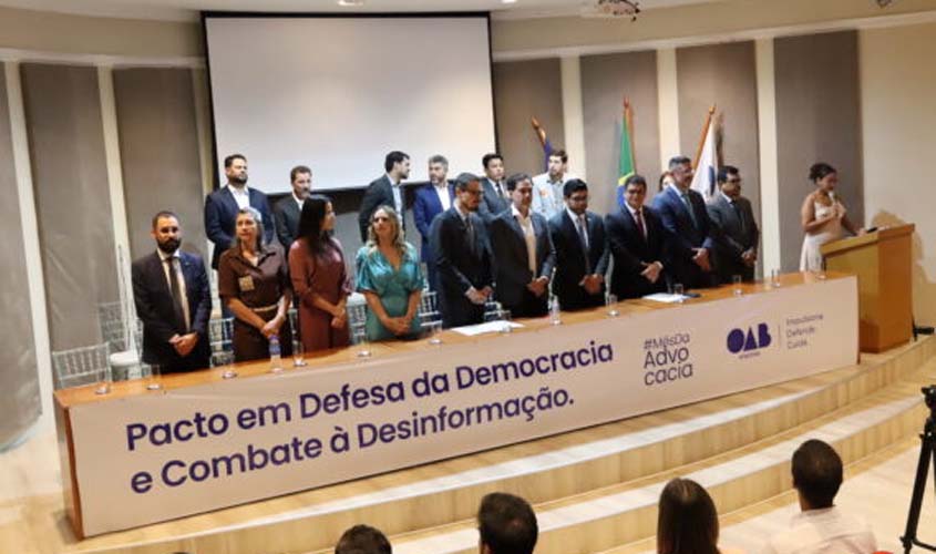 OAB-RO firma pacto contra desinformação nas eleições de RO