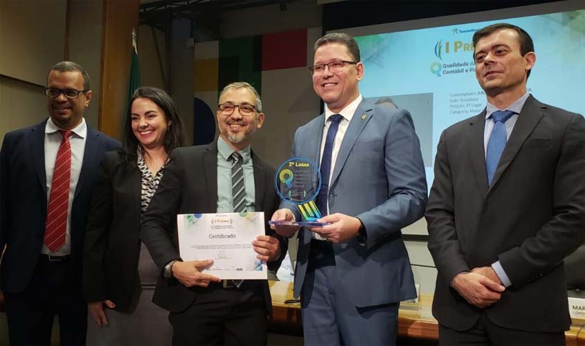 Governo de Rondônia conquista dois troféus na premiação do Tesouro Nacional de Qualidade da Informação Fiscal e Contábil