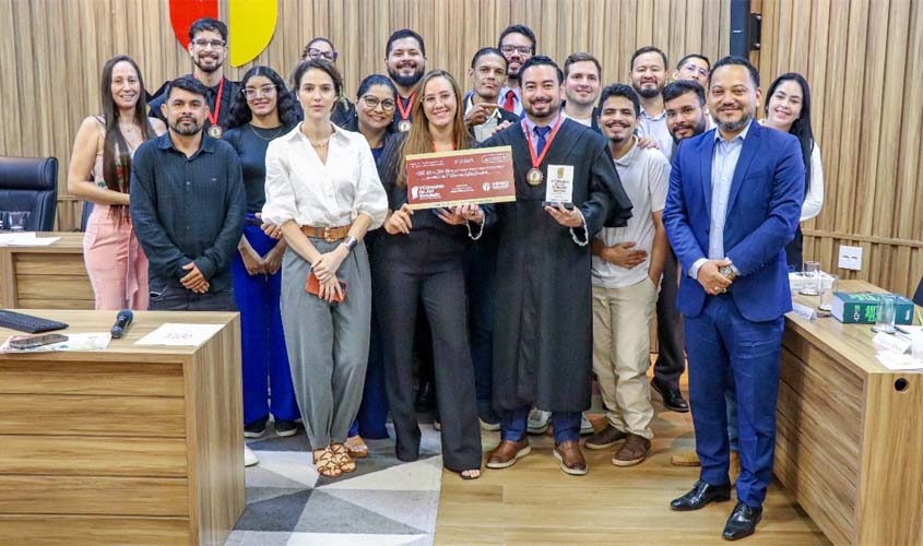 Sabedoria do Direito vence concurso de júri simulado do MPRO